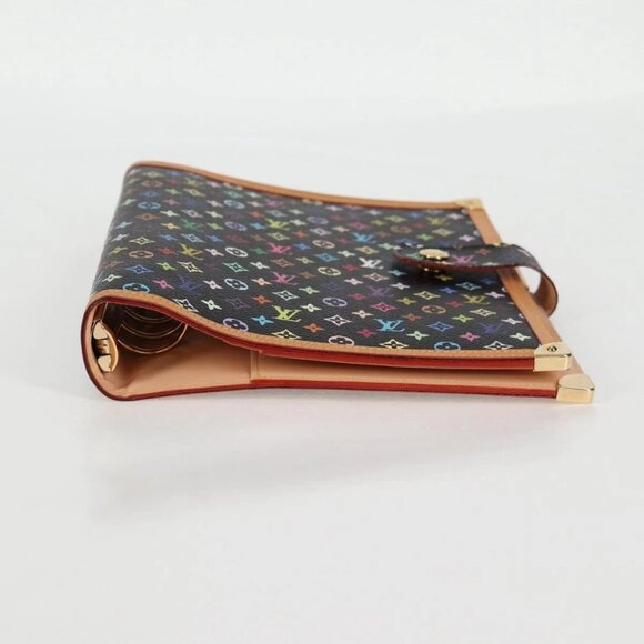 LOUIS VUITTON Multicolor Agenda GM Day Planner Cover Black R20893 Auth 135956V - Picture 6 of 16